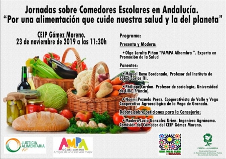 Granada acogerá unas jornadas sobre comedores escolares (FAMPA ALHAMBRA)
