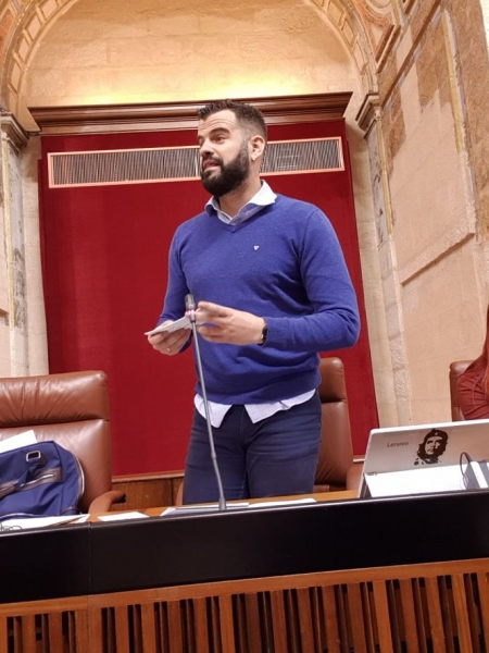 Jesús Fernández, parlamentario andaluz de Adelante Andalucia (IU)