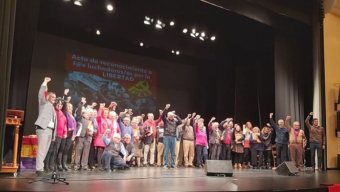 Homenaje del PCE a sus militantes  históricos (PCE GRANADA)