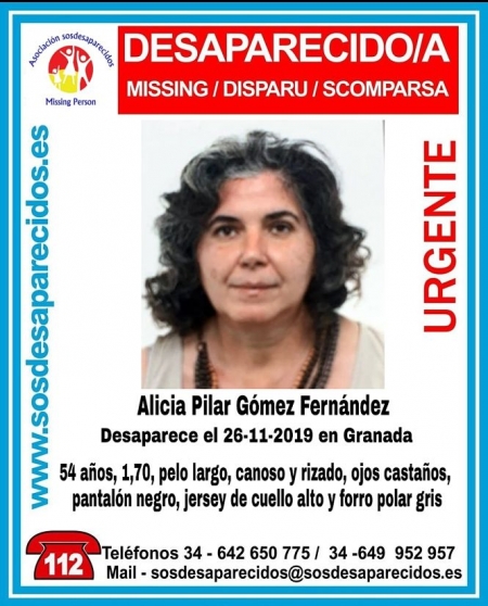 Alicia Pilar Gómez ya ha sido localizada
