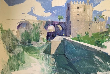 Una de las obras de Juan Ruiz Mena (EMACSA) 