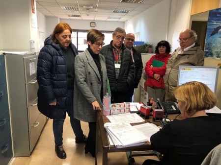 Momento de la presentación de la denuncia (UGT)