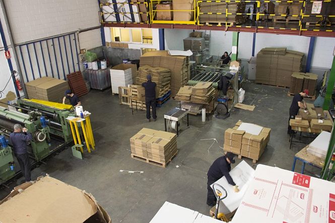 Taller de cartonaje del Centro Especial de Empleo (ALDEAS INFANTILES) 