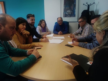 María José Sánchez Rubio se ha reunido con el centro ocupacional de Huétor Tájar (PSOE) 