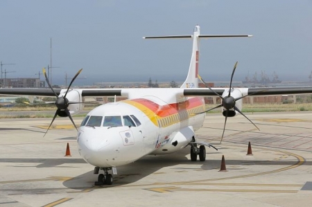 Avión de Air Nostrum que presta el servicio desde Melilla (AIR NOSTRUM)