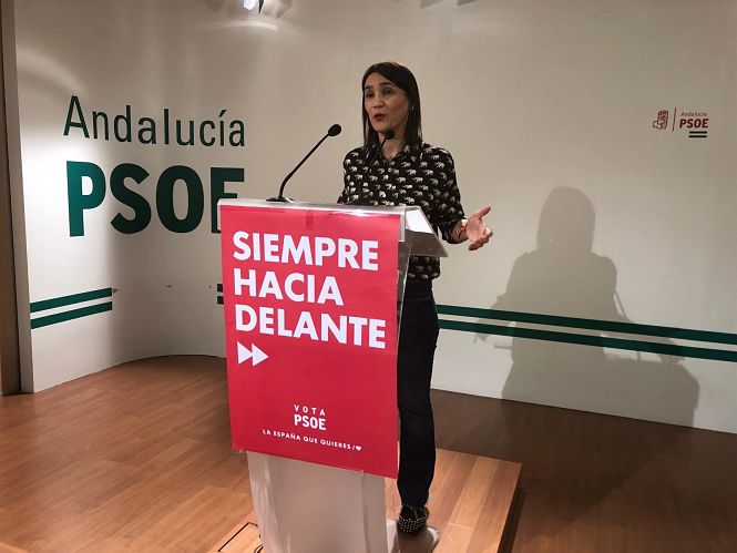 La secretaria de Política Municipal del PSOE de Granada, Olga Manzano (PSOE)