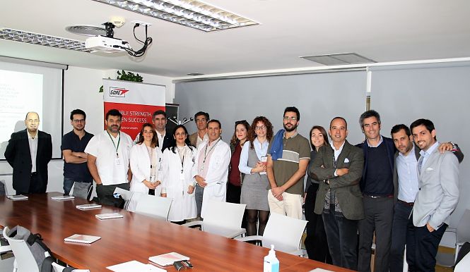 Participantes en el cursod e Cirugia Vascular (HUSC)