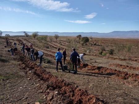 Estudiantes durante la restauración (IU) 