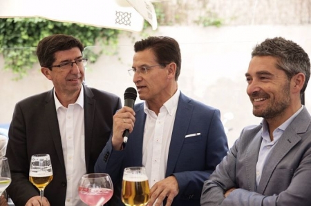 Juan Marín, Luis Salvador, y Manuel Olivares, de Cs (CIUDADANOS)