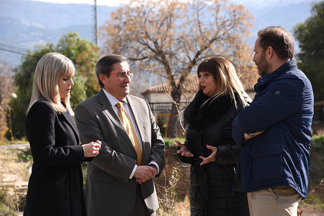 José Entrena ha visitado Armilla (J. GROSSO / DIPGRA)