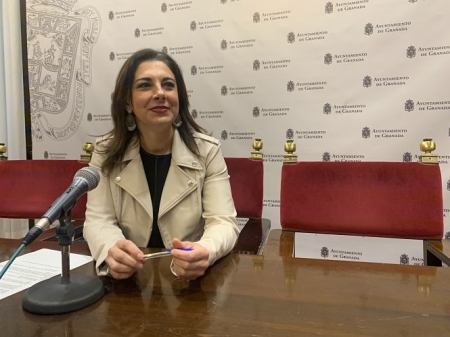 Raquel Ruz en rueda de prensa (PSOE) 