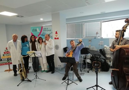 Imagen del concierto de jazz en el Hospital Universitario Virgen de las Nieves (JUNTA DE ANDALUCÍA) 