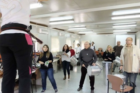 Imágenes de uno de los talleres del Congreso de Pacientes del pasado año (EASP) 