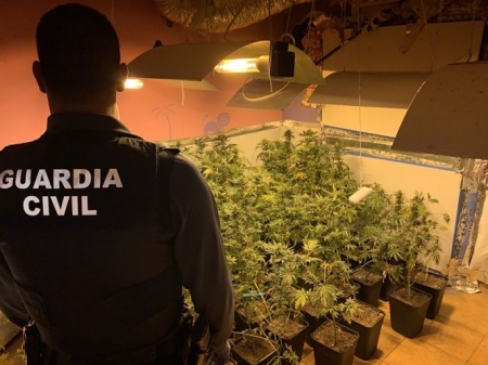 Marihuana incautada por la Guardia Civil (GUARDIA CIVIL)