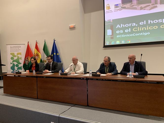 inauguración de la jornada científica del Instituto Investigación Biosanitaria de Granada (HUSC)