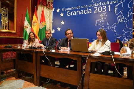 Cuarta comparecencia del proceso participativo de la candidatura para la Capitalidad Europea de la Cultura 2031 con la ponencia de la directora del Patronato de la Alhambra y el Generalife, Rocío Díaz (AYUNTAMIENTO)