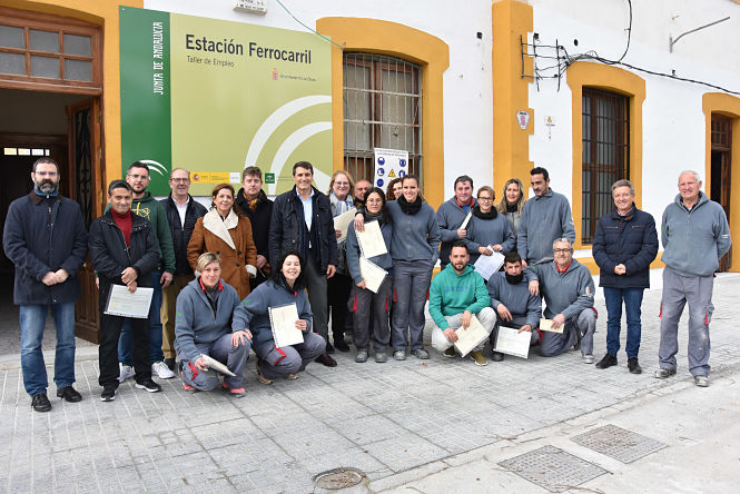Participantes en el taller de empleo de Baza (AYTO. BAZA) 