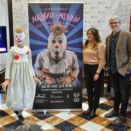 Presentación de la obra ciequense que se representara en Granada (JAVIER ALGARRA)