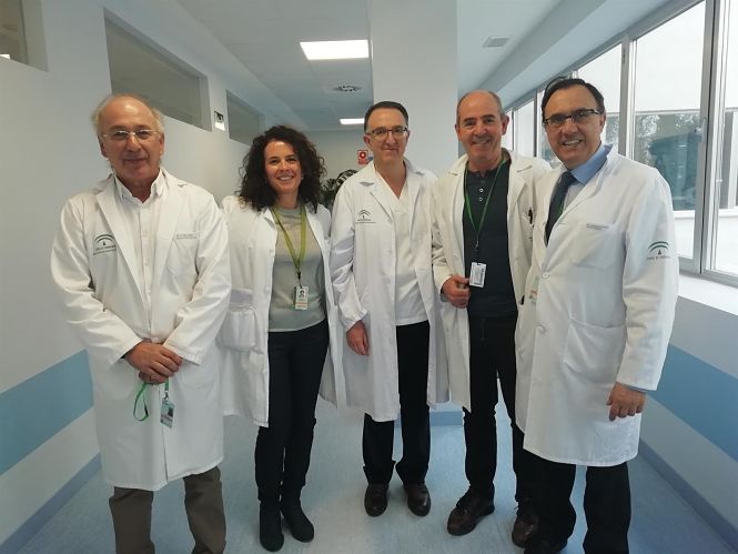Imagen de los profesionales de la consulta de oncocardiología del Hospital Universitario Virgen de las Nieves (JUNTA DE ANDALUCÍA)