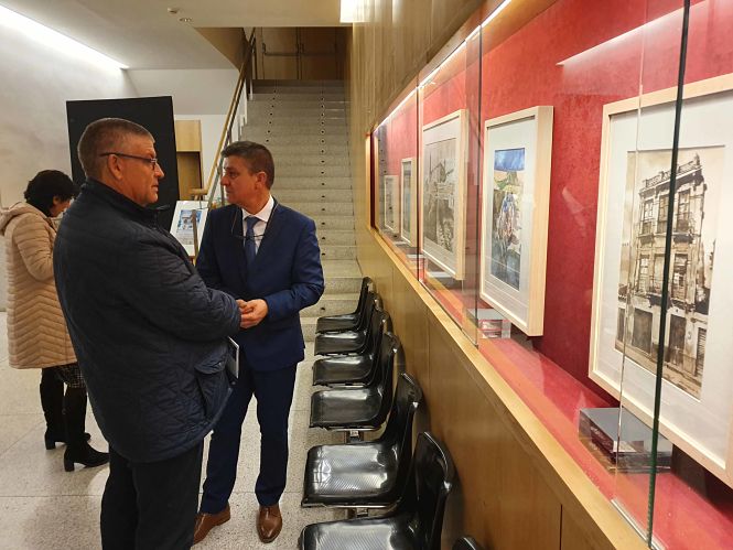 Inauguración de la exposición de José Amezcua (AYTO. GUADIX) 