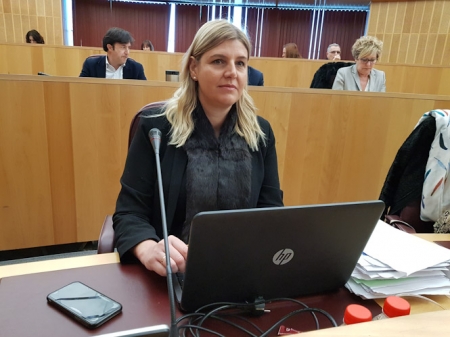 Inmaculada Fernández, portavoz del OP en Diputación (PP)