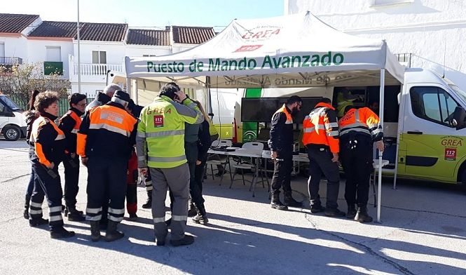 Puesto de mando avanzado del GREA en Zújar (112)