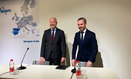 Los consejeros de Educación y de Hacienda, Javier Imbroda y Juan Bravo, comparecen sobre el Parque de las Ciencias de Granada (JUNTA)