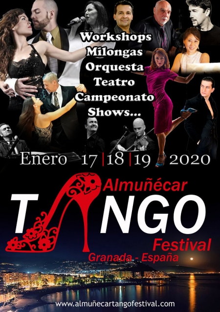 Cartel del festival de tango de Almuñécar Cartel del festival de tango de Almuñécar