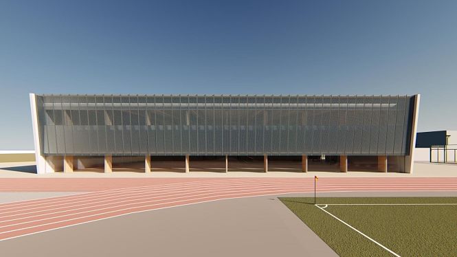 Imagen del proyecto de pabellón cubierto de Vegas del Genil (AYUNTAMIENTO DE VEGAS DEL GENIL)