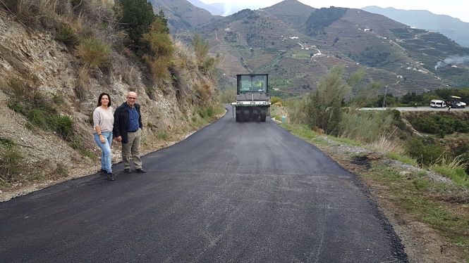 Concejales han visitado las obras (AYTO. ALMUÑECAR)