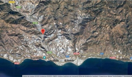 Lugar donde se produjo el accidente 