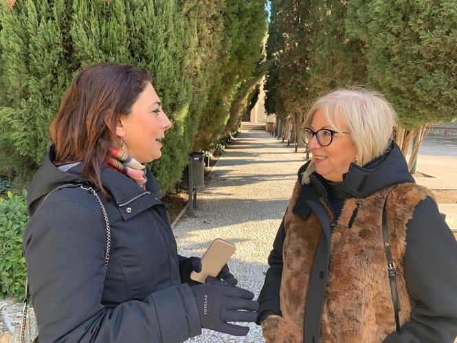 Raquel Ruz y Maria de Leyva han visitado uno de los Palacios (PSOE) 