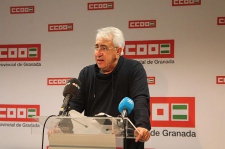 El secretario general de CCOO en Granada, Ricardo Flores (CCOO)