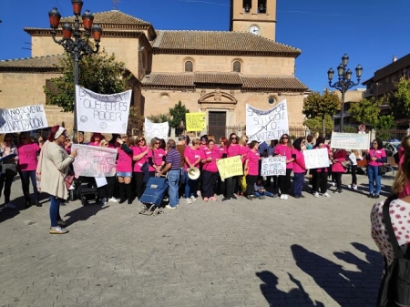 Protesta de las trabajadoras de ayuda a domicilio de Granada (CCOO / ARCHIVO)