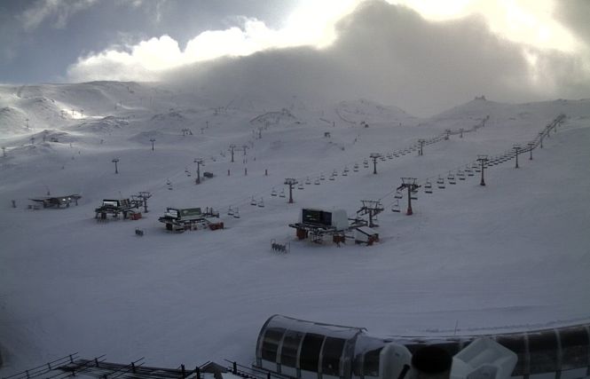 Imagen de la zona de Borreguiles de la estación de esquí de Sierra Nevada (CETURSA) 