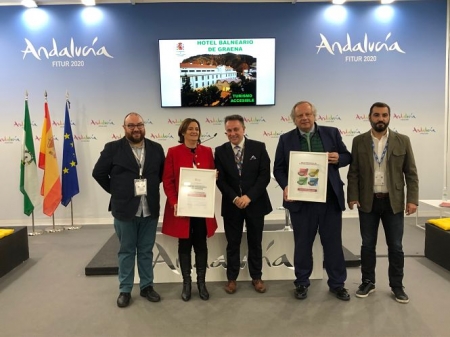 Imagen de la recogida del Sello Provincial de Accesibilidad Imagen de la recogida del Sello Provincial de Accesibilidad