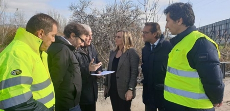 Visita de Marifrán Carazo a las obras que se están desarrollando en el Metro de Granada (JUNTA DE ANDALUCÍA)