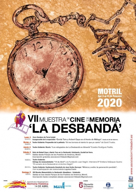 Cartel de la muestra de cine `La Desbandá` (ASOCIACIÓN 14 DE ABRIL)