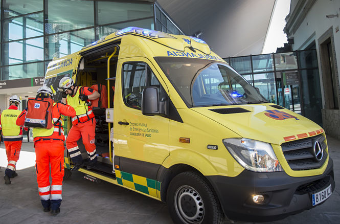 Ambulancia del O61 (JUNTA)