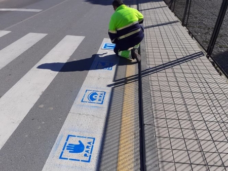 Pictogramas en los pasos de cebra de Vegas del Genil (AYTO. VEGAS DEL GENIL) Pictogramas en los pasos de cebra de Vegas del Genil (AYTO. VEGAS DEL GENIL)