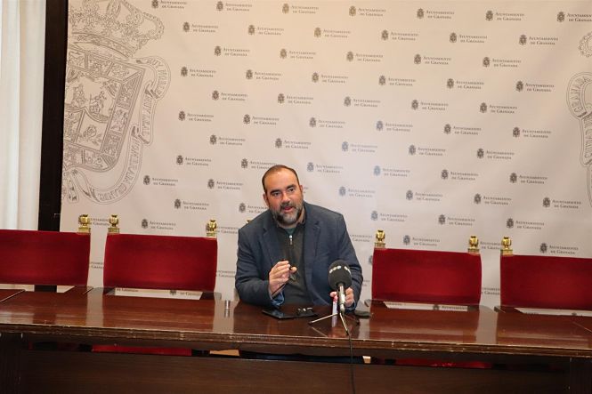 El concejal de Podemos-IU en el Ayuntamiento de Granada, Francisco Puentedura (PODEMOS-IU) 