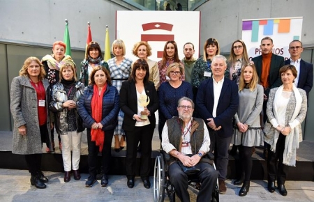 Imagen de los premiados en la segunda edición de los `Premios Social - Dipgra` J. GROSSO / DIPGRA) 