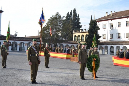 Imagen del acto celebrado en el Acuartelamiento Cervantes de Granada (MINISTERIO DE DEFENSA) 