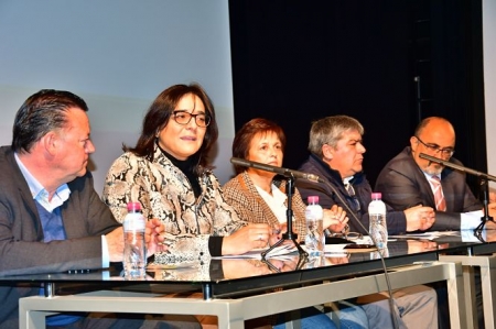 Mesa inaugural de las jornadas de divulgación sobre Biomasa (JUNTA)