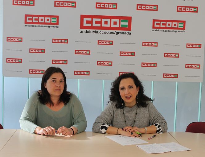 La Secretaria General del Sindicato Provincial de Enseñanza de CCOO de Granada, Mercedes González Liñán (CCOO)