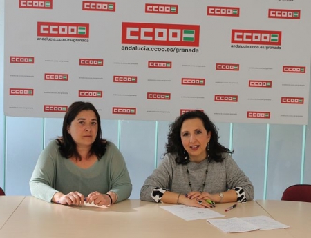 La Secretaria General del Sindicato Provincial de Enseñanza de CCOO de Granada, Mercedes González Liñán (CCOO)