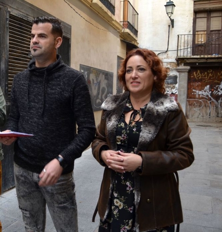 Mari Carmen Pérez y Chus Fernández han visitado la zona norte (IU)
