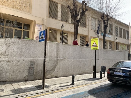 Muro del Colegio José Hurtado (PSOE) 
