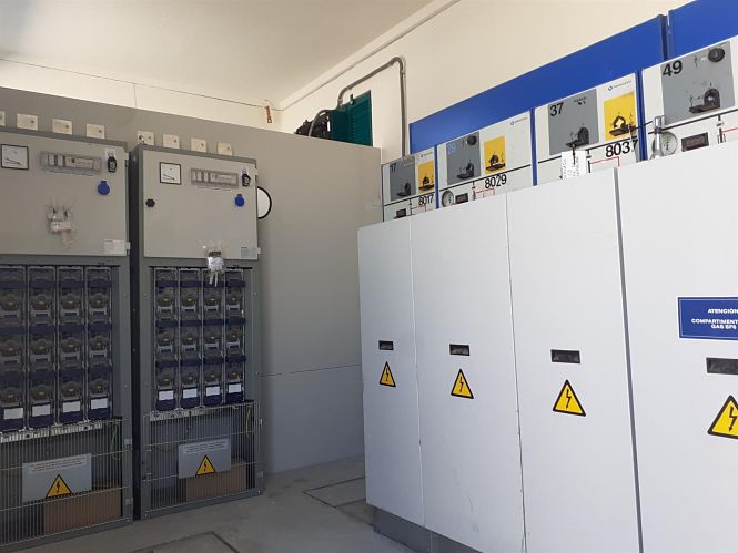 Imagen del interior del nuevo centro de transformación de la zona Norte (ENDESA) 