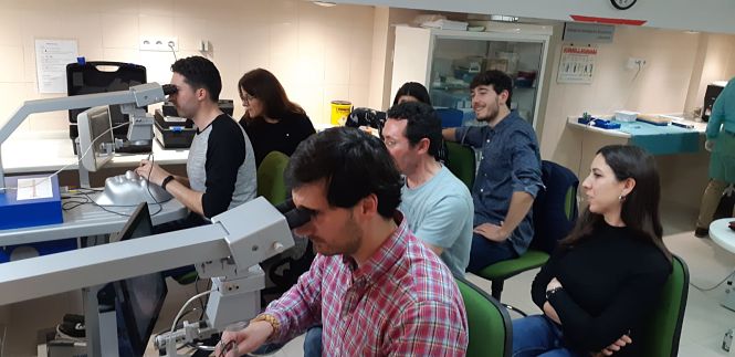 Imagen del curso de Simulación de Oftalmologia (JUNTA)